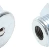 Flachschmiernippel 22 mm, G 3/8", 1.4305