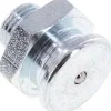 Flachschmiernippel 16 mm, G 1/8", Stahl verzinkt