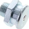 Flachschmiernippel 22 mm, G 1/4", Stahl verzinkt