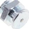 Flachschmiernippel 16 mm, M 12x1,5, Stahl verzinkt