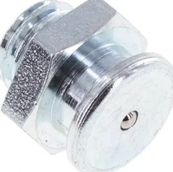 Flachschmiernippel 16 mm, M 12x1,5, Stahl verzinkt