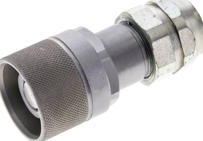 Flat-Face-Schraubkupplung, Stecker Baugr. 2, G 3/8"(IG)