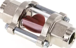 Flügelrad-Durchflussanzeige G 3/8", 1,1 - 5,5 l/min