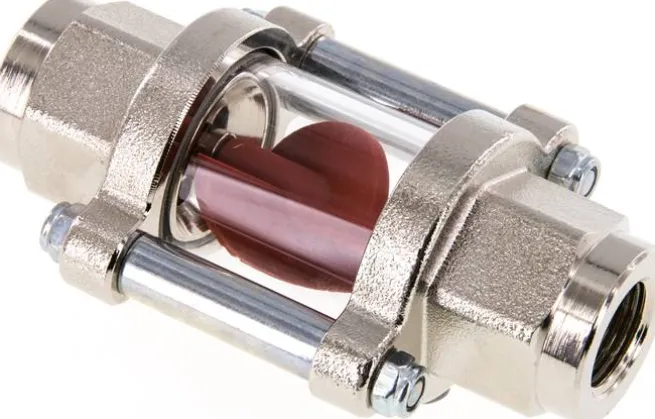 Flügelrad-Durchflussanzeige G 3/8", 1,1 - 5,5 l/min