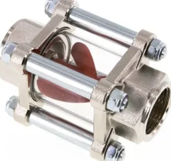 Flügelrad-Durchflussanzeige G 1", 2,2 - 27 l/min