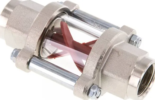 Flügelrad-Durchflussanzeige G 1/2", 1,3 - 6,3 l/min