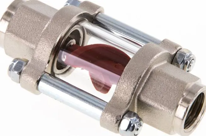 Flügelrad-Durchflussanzeige G 1/4", 0,6 - 3 l/min