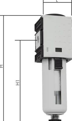 FUTURA Differenzdruckanzeige 0 - 0,35 bar (besonders preiswert) , Futura 1 - 4,