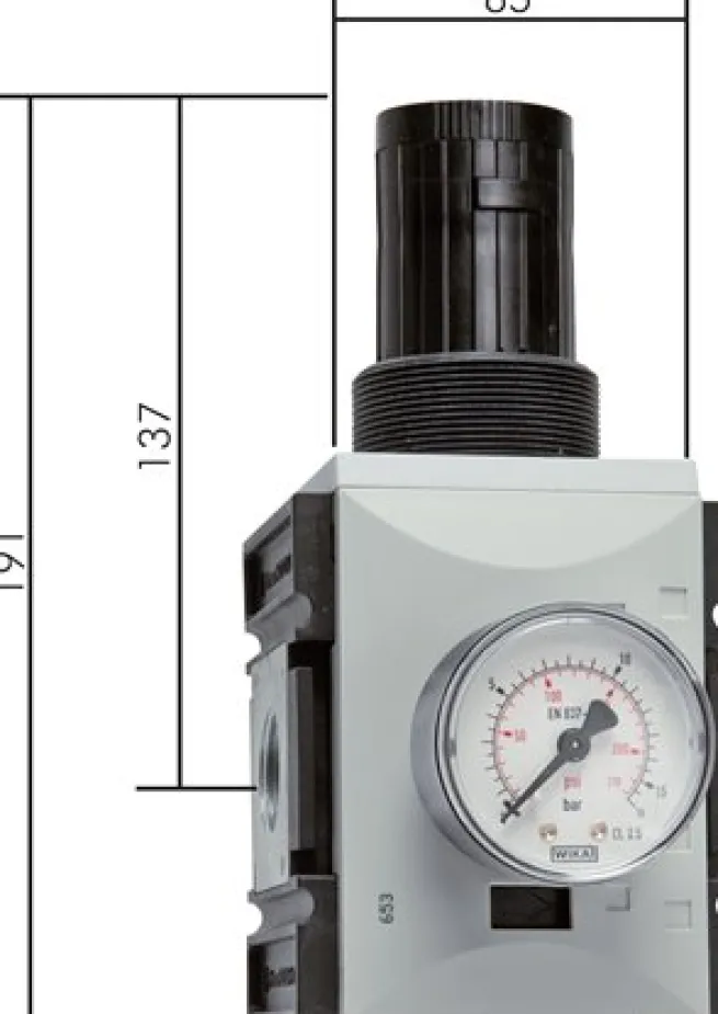 FUTURA Druckregler, G 3/4", 0,5 - 16bar