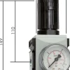 FUTURA Druckregler, G 1/2", 0,1 - 2bar