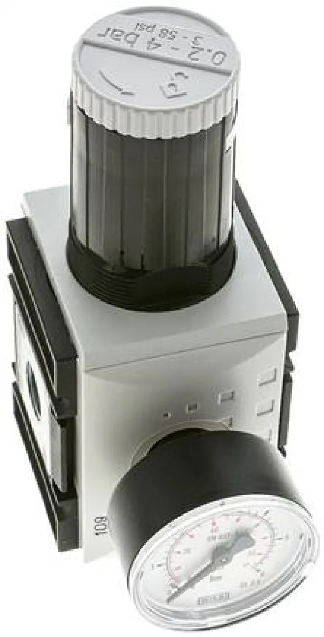 FUTURA Druckregler, G 3/8", 0,2 - 4bar, BG 2, mit durchgehender Druckversorgung
