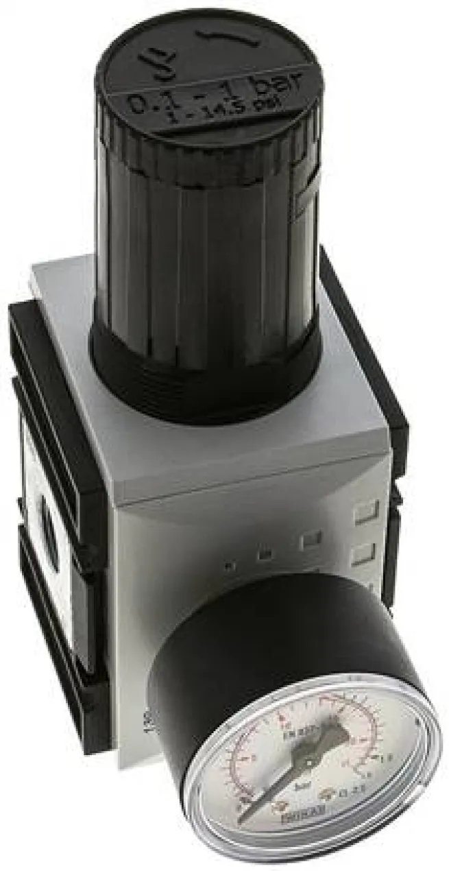 FUTURA Druckregler, G 3/8", 0,1 - 1bar, BG 2, mit durchgehender Druckversorgung