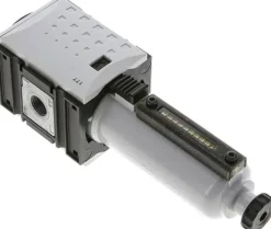 FUTURA Feinfilter (Submikrofilter) G 1/4", Futura 1, Metallbehälter mit Sichtrohr