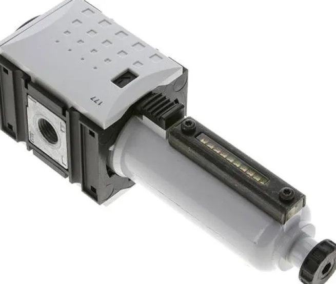 FUTURA Feinfilter (Submikrofilter) G 1/4", Futura 1, Metallbehälter mit Sichtrohr