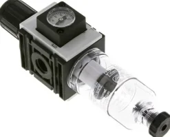 FUTURA Filterregler, G 1/4", 0,5 - 10 bar, Baureihe 0, Kompaktmanometer