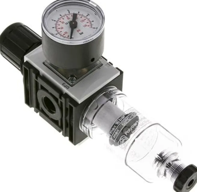 FUTURA Filterregler, G 1/4", 0,5 - 8 bar, Baureihe 0
