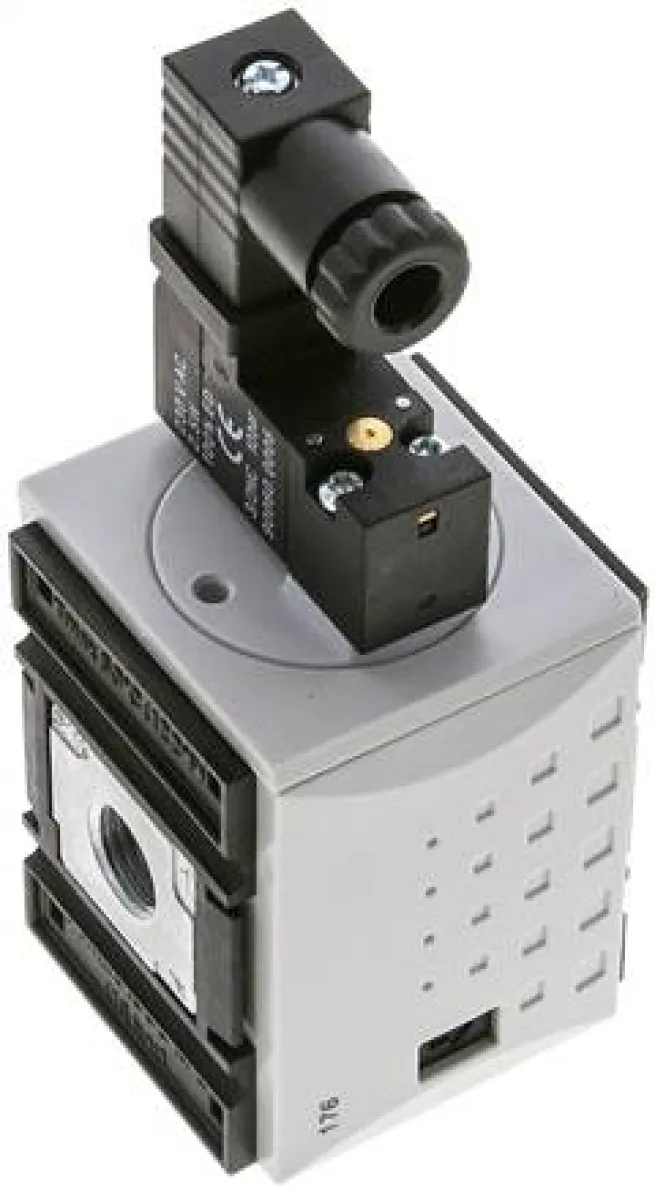 FUTURA 3/2-Wege Magnetventil (NC), G 1/4", 230 V AC, Futura 1