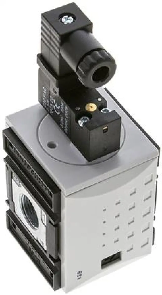 FUTURA 3/2-Wege Magnetventil (NC), G 3/8", 230 V AC, Futura 1