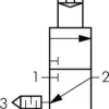 FUTURA 3/2-Wege Magnetventil (NC), G 1/2", 24 V DC, Futura 2