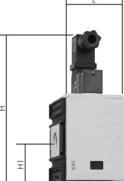 FUTURA 3/2-Wege Magnetventil (NC), G 1/4", 115 V AC, Futura 1