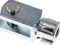 Gabelkopf mit Bolzen M 12 x 1,25, Stahl verzinkt