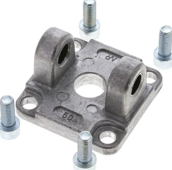 Gabelschwenkbefestigung für Kompaktzylinder 50 mm
