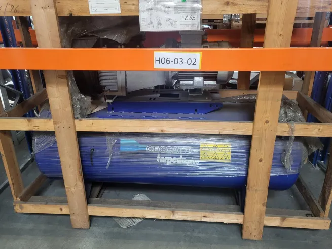 GEBRAUCHTCeccato Kolbenkompressor 3~Ph.-Motor, 5,5 kW