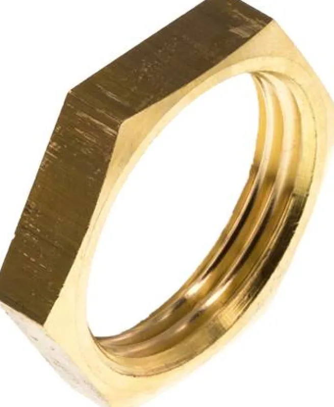 Gegenmutter G 1", Messing