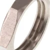 Gegenmutter G 3/8", Messing vernickelt