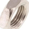 Gegenmutter G 1/8", Messing vernickelt