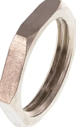 Gegenmutter G 3/4", Messing vernickelt