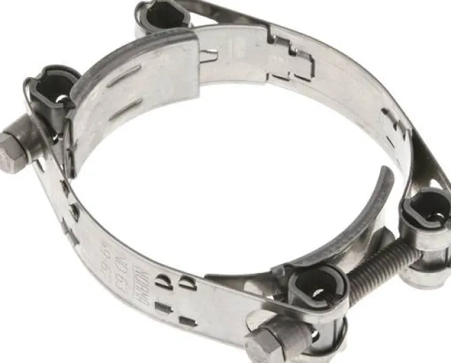 Gelenkbolzenschelle 2-teilig, 59 - 67 mm, 1.4301 (W4)