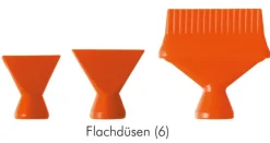 Gelenkschlauch, 1/4", Flachdüse 16 Loch