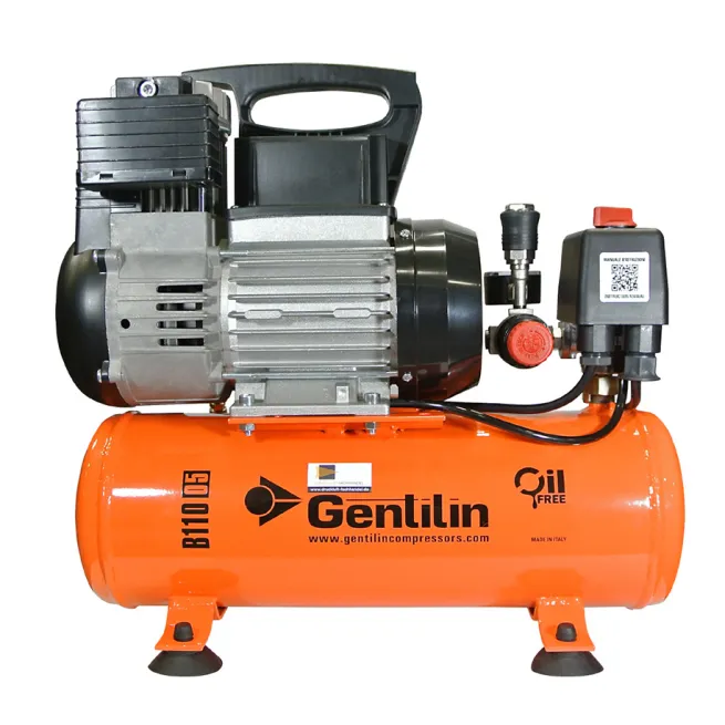 Gentilin ölfreier Kompressor B110/05 – Das tragbare Transportgenie