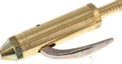Gerader Ausblashahn, mit Schlauchanschluss 9 mm, Messing