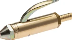 Gerader Ausblashahn, mit Schlauchanschluss 9 mm, Messing
