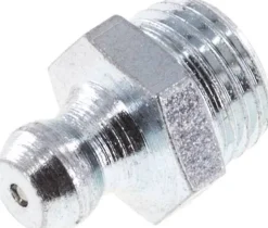 Gerader Kegelschmiernippel, M 10x1 (konisch), Stahl verzinkt