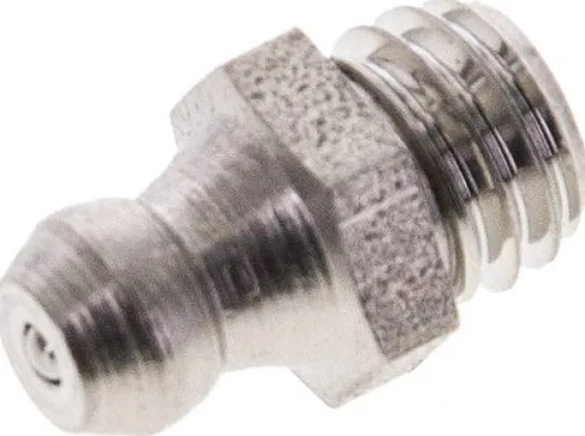 Gerader Kegelschmiernippel, M 8 (konisch), 1.4305