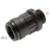 Gerader Steckanschluss G 1/2"-15mm, IQS-Big