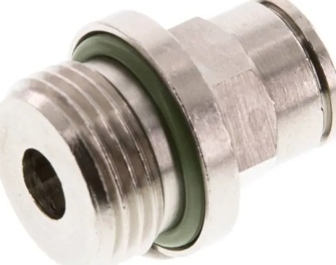 Gerader Steckanschluss G 3/8"-8mm, IQS-MSV (Hochtemperatur), Dichtung FKM