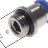 Gerader Steckanschluss G 1/8"-4mm, IQS-Standard m. Innens