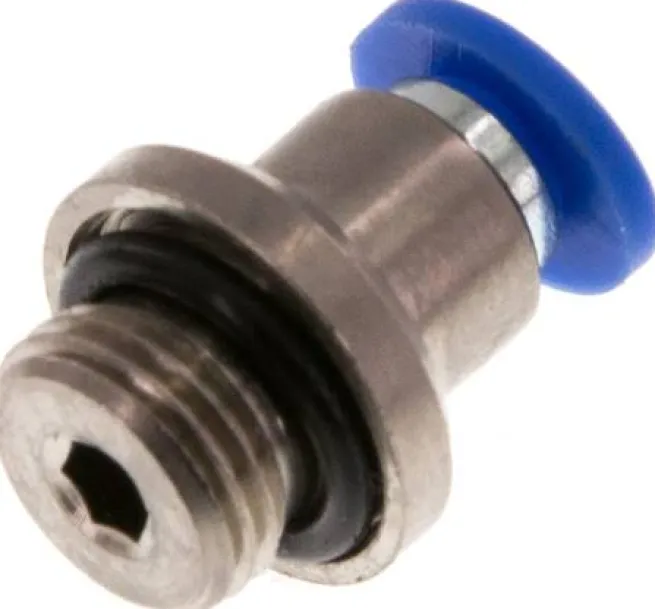 Gerader Steckanschluss G 1/8"-4mm, IQS-Standard m. Innens
