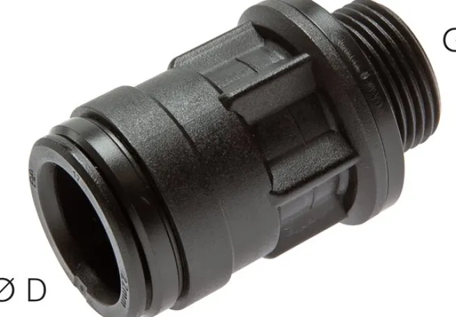 Gerader Steckanschluss G 3/8"-15mm, IQS-Big