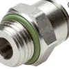 Gerader Steckanschluss G 1/8"-4mm, IQS-Edelstahl