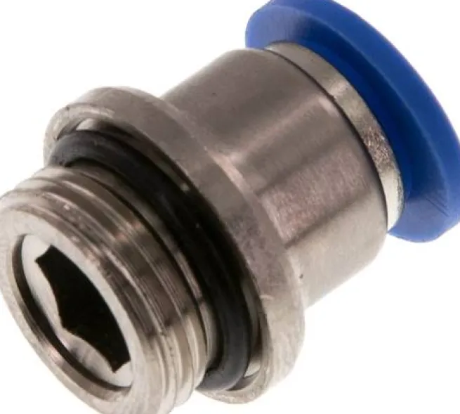 Gerader Steckanschluss G 3/8"-10mm, IQS-Standard m. Innens