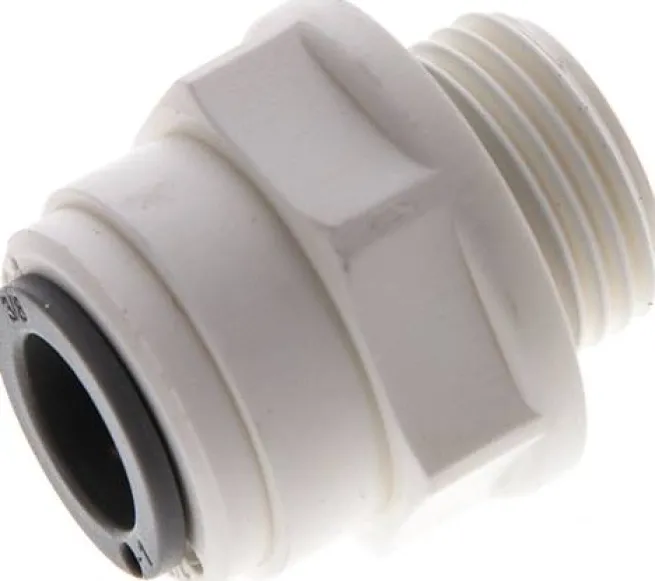 Gerader Steckanschluss G 3/8"-3/8" (9,52 mm), IQS-LE (EPDM-Dichtung)
