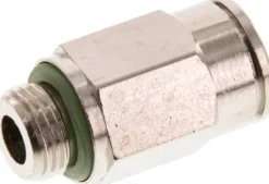 Gerader Steckanschluss G 1/8"-8mm, IQS-MSV (Hochtemperatur), Dichtung FKM