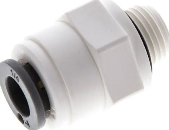 Gerader Steckanschluss G 1/8"-1/4" (6,35 mm), IQS-LE (EPDM-Dichtung)