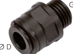 Gerader Steckanschluss G 1/4"-6mm, IQS-FDA