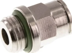 Gerader Steckanschluss G 1/4"-8mm, IQS-MSV (Hochtemperatur), Dichtung FKM